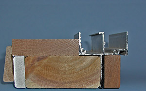 Existing Aluminum "Block Frame" Existing Aluminum "Block Frame"